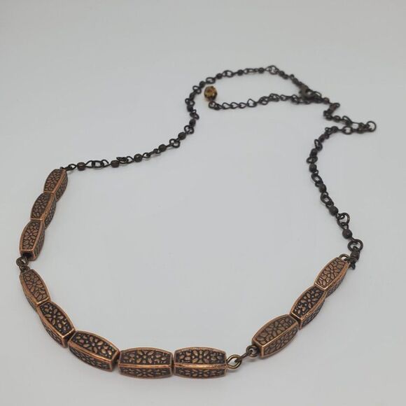 Copper color necklace (NEW) - Picture 1 of 4